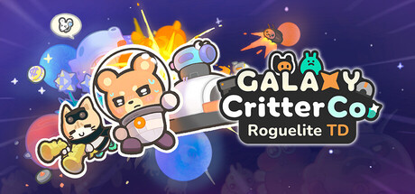 Galaxy Critter Co. roguelike tower defense key art
