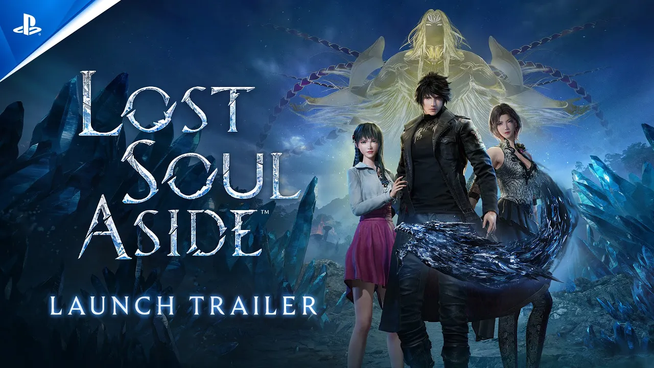 Kaser and companions in Lost Soul Aside from the official PlayStation launch trailer
