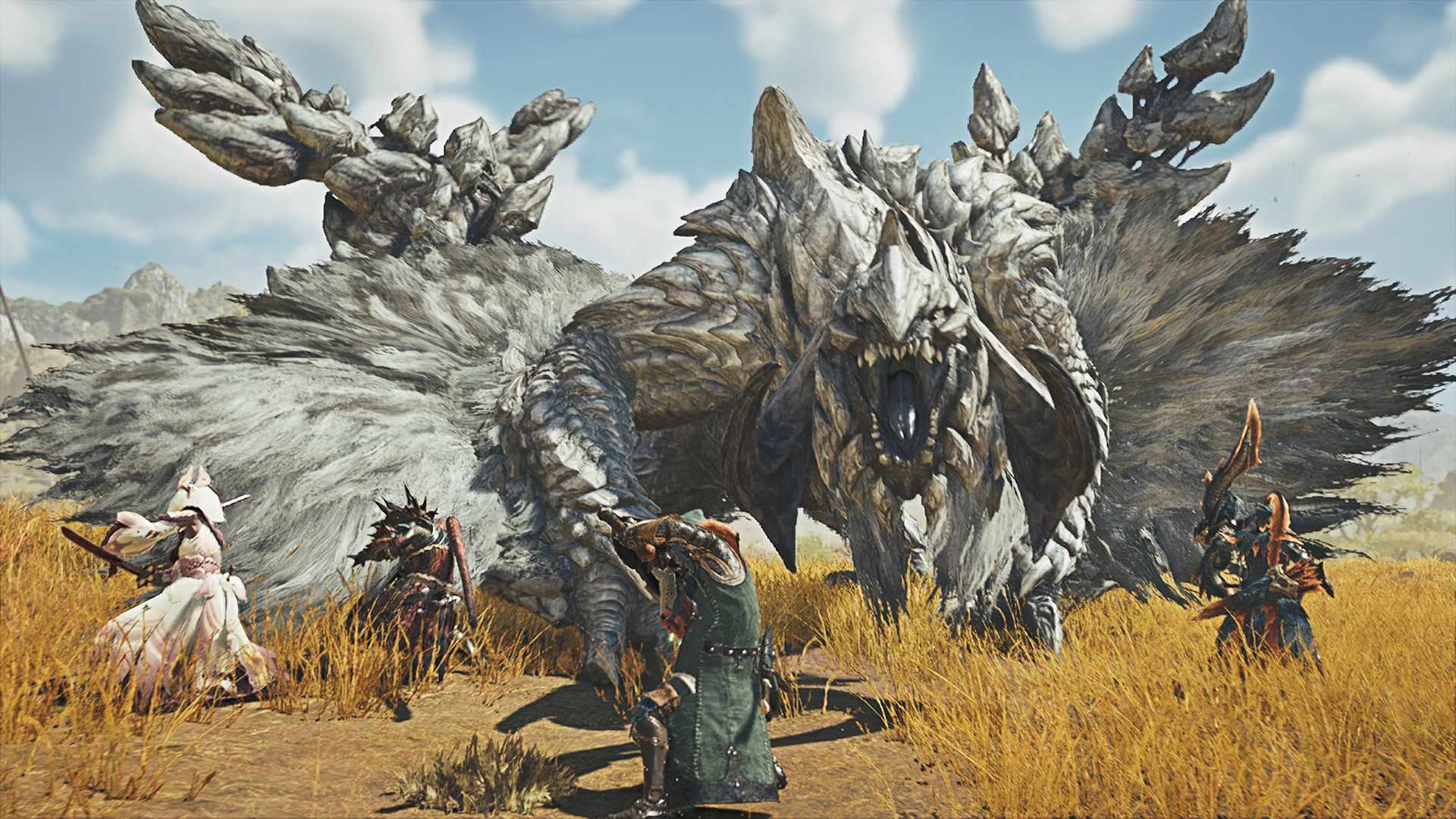 Official Nintendo screenshot of Monster Hunter Wilds running on Nintendo Switch 2