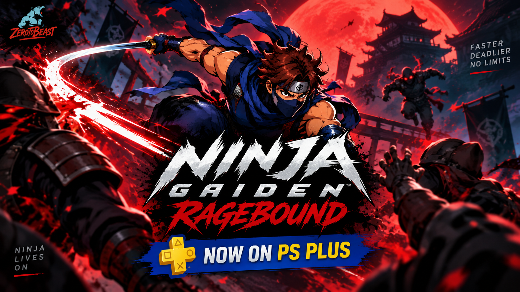 Ninja Gaiden Ragebound now on PlayStation Plus