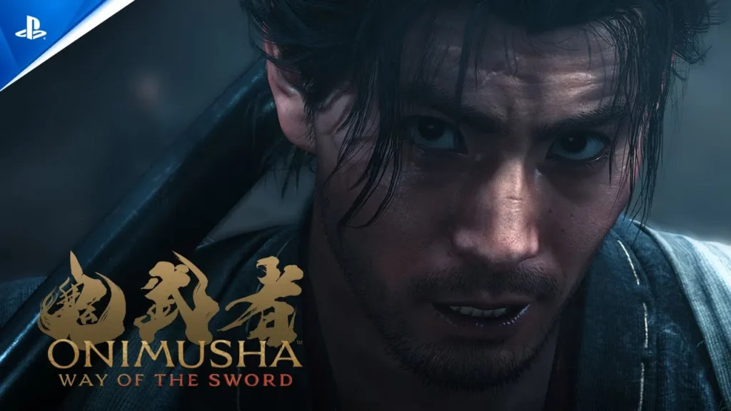 Miyamoto Musashi in Onimusha: Way of the Sword, from the official PlayStation trailer