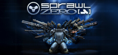 Official Steam artwork for SPRAWL zero, a cyberpunk first-person shooter featured in Boomstock 2026