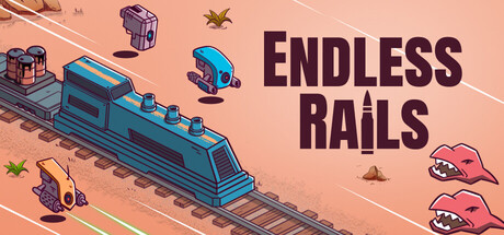 Endless Rails train bullet heaven game key art