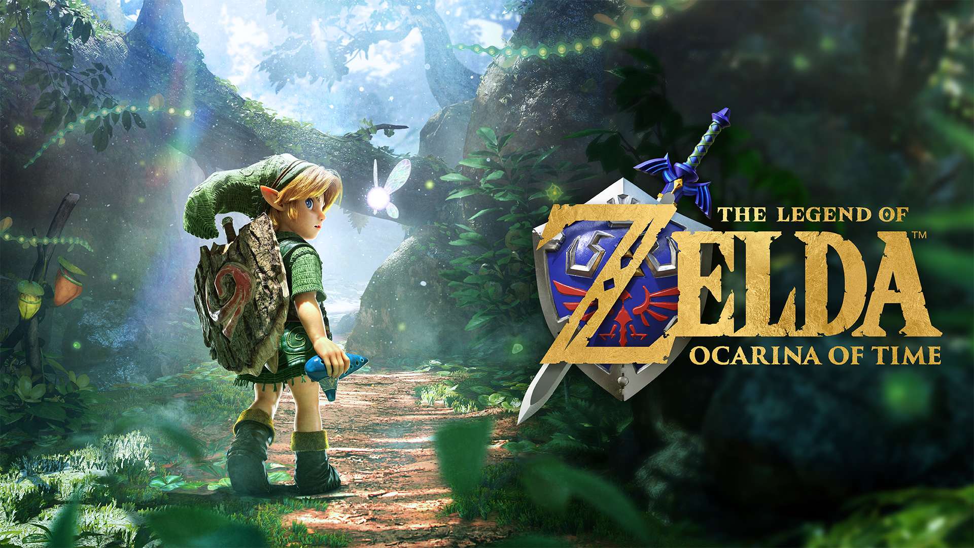 Official Zelda Ocarina of Time Nintendo Switch 2 artwork