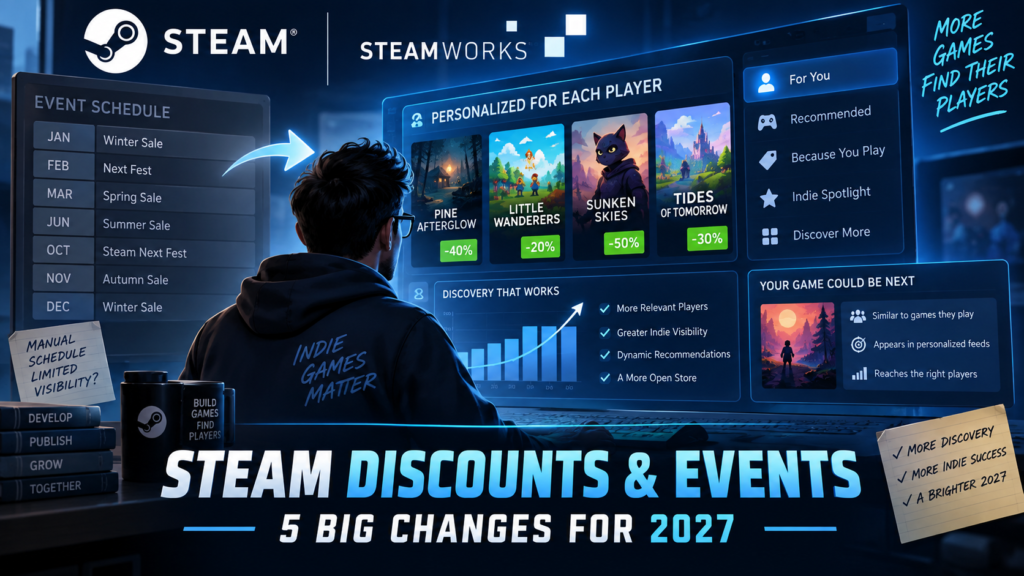 Steam Discounts and Events 2027 major changes for indie developers