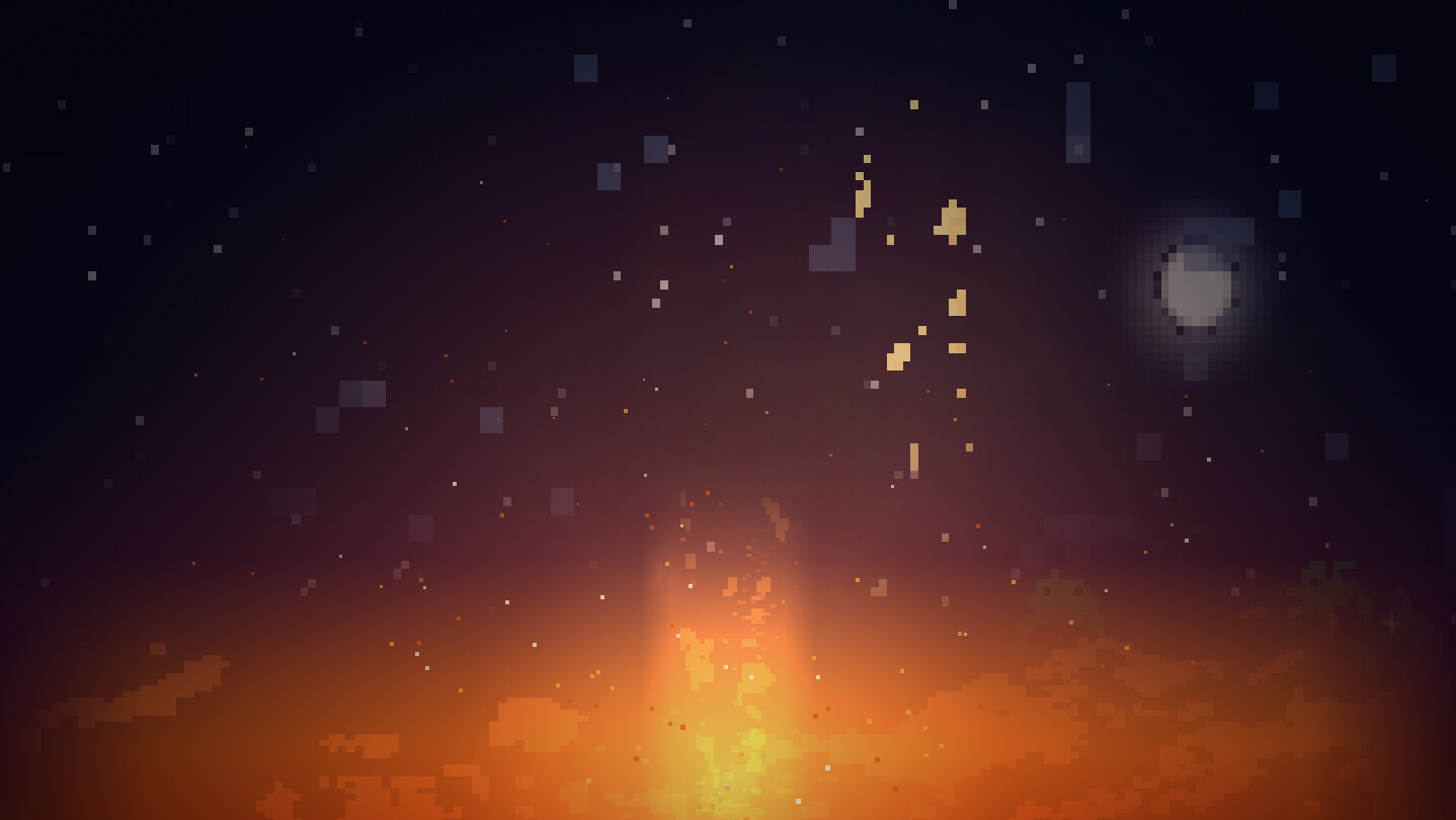 MOLTYN volcanic world artwork showing its simulated destruction theme