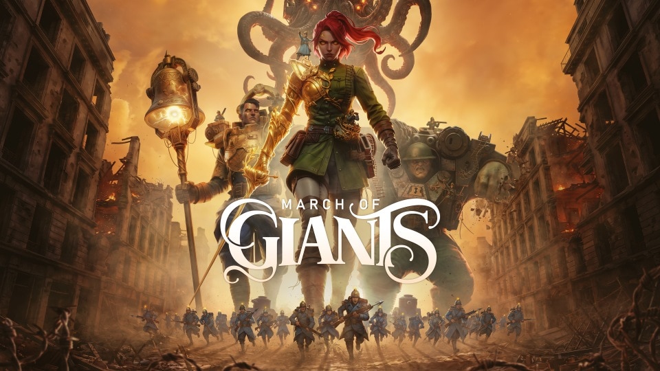 March of Giants Pioneer Playtest title-bearing official key art