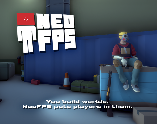 NeoFPS Unity FPS controller toolkit official title poster
