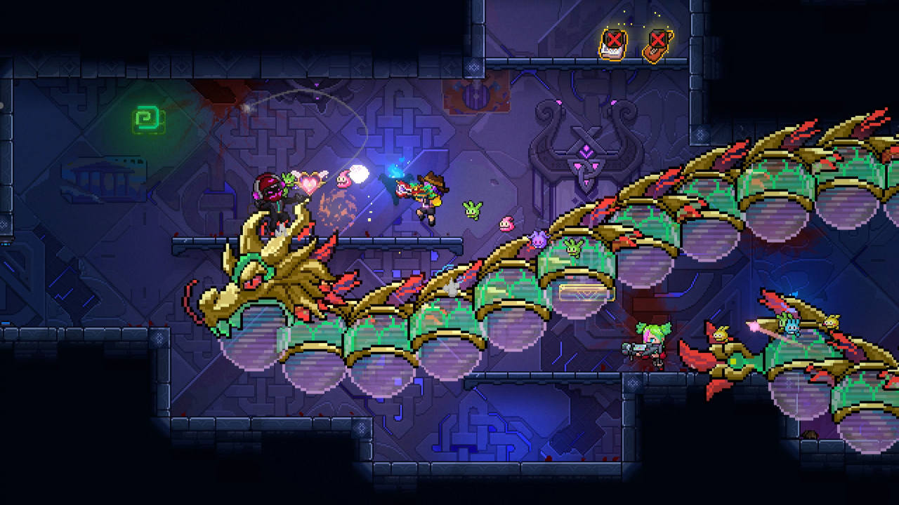 Neon Abyss 2 four-player co-op gameplay