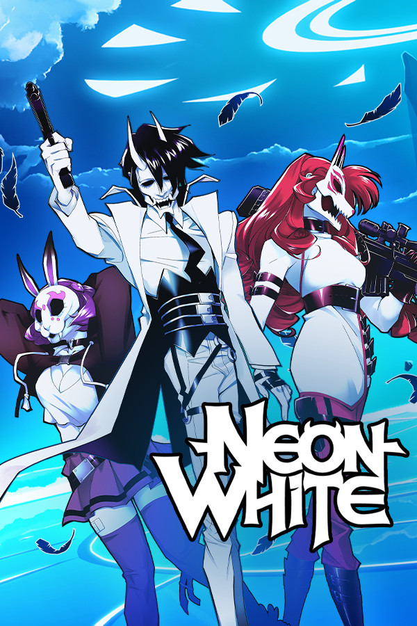 Neon White official title-bearing Steam cover art, current US discount 60%