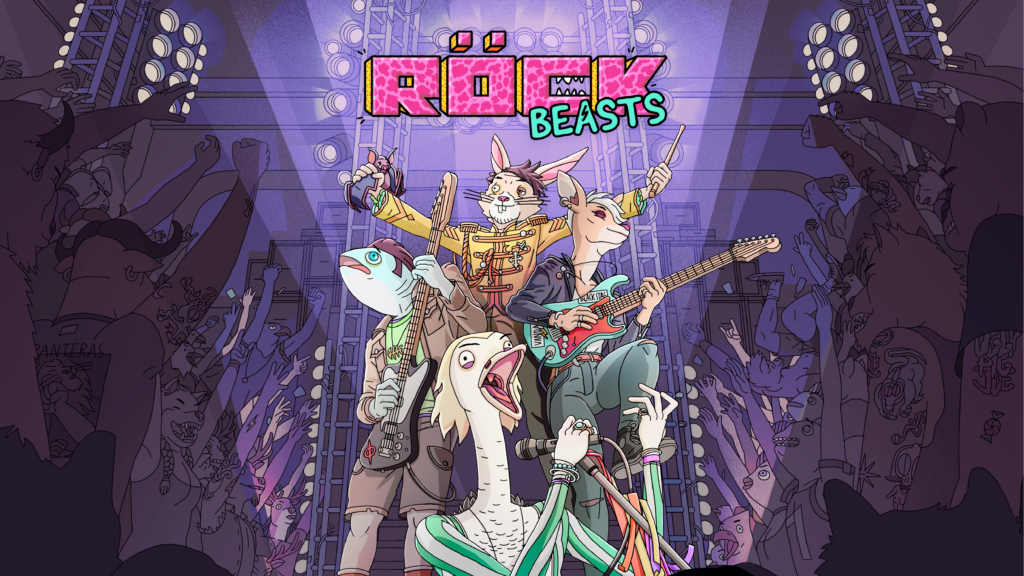 Rockbeasts release date January 2027, official title-bearing poster with animal band