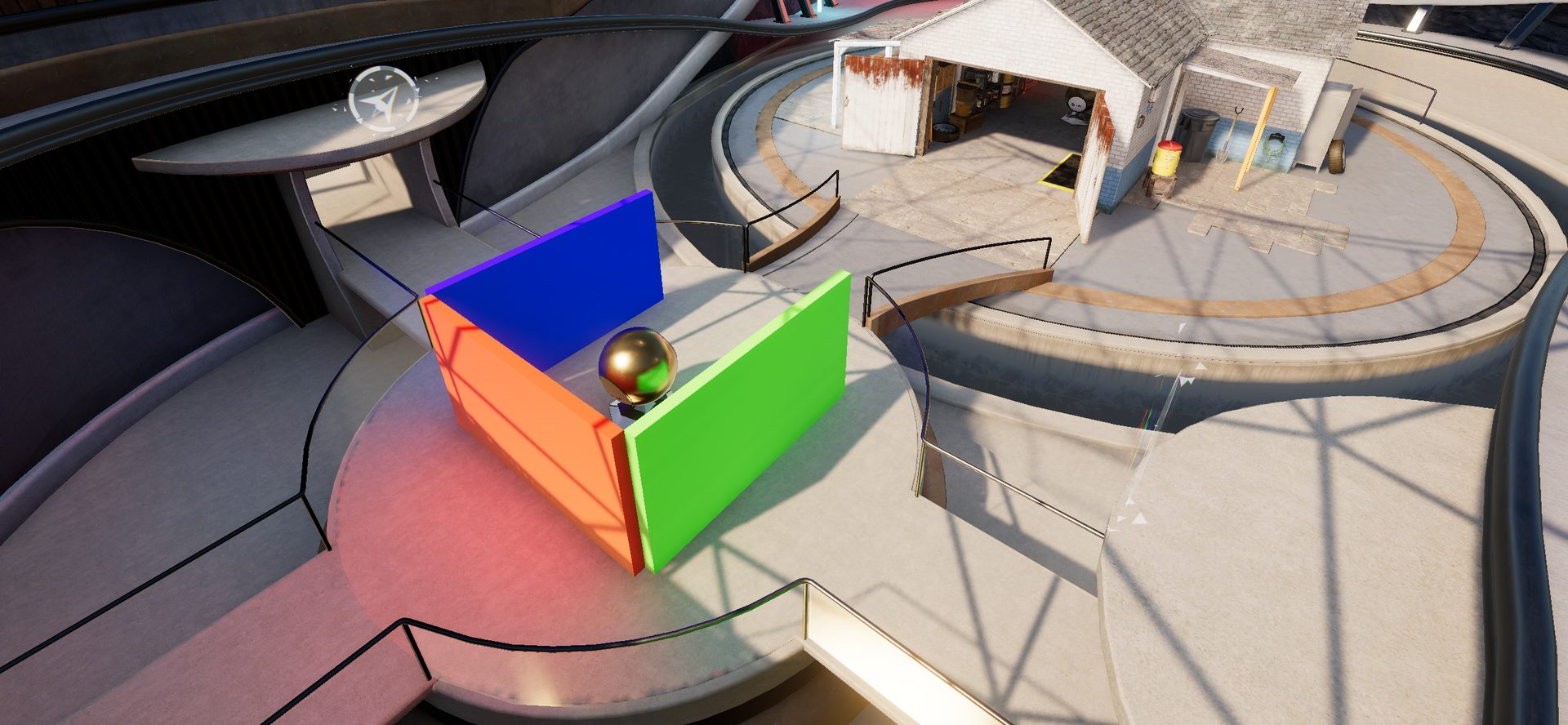 Runtime Lightmap Baker WebGL demo showing baked global illumination at runtime