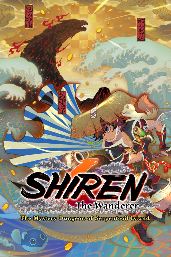 Shiren the Wanderer Serpentcoil Island title-bearing poster for Steam game deals October 6 2026