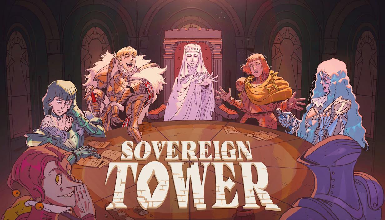 Sovereign Tower official title-bearing game promotional poster