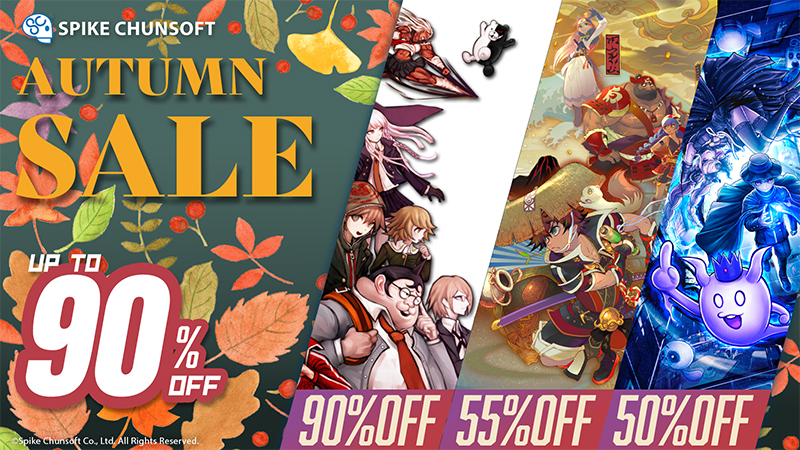 Spike Chunsoft Steam Autumn Sale up to 90 percent off