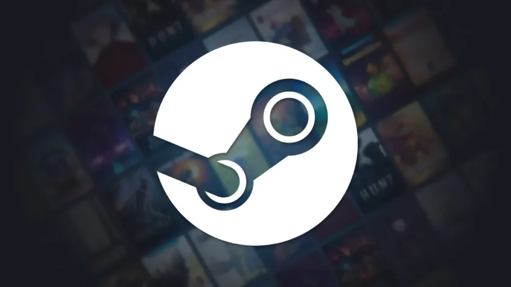 Steam record concurrent users reached 43.5 million October 11 2026; Steam logo and games artwork