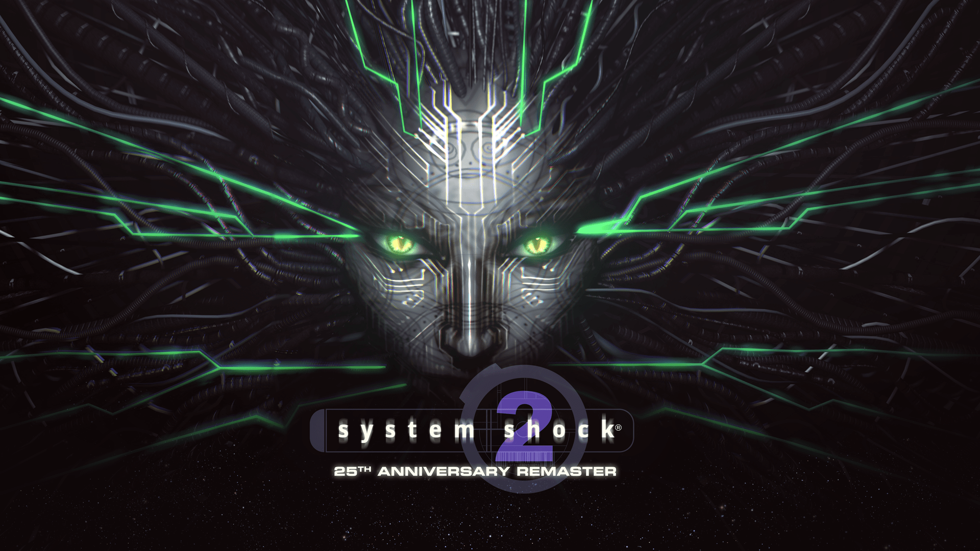 System Shock 2 25th Anniversary Remaster official poster for the Epic Games Store free games giveaway