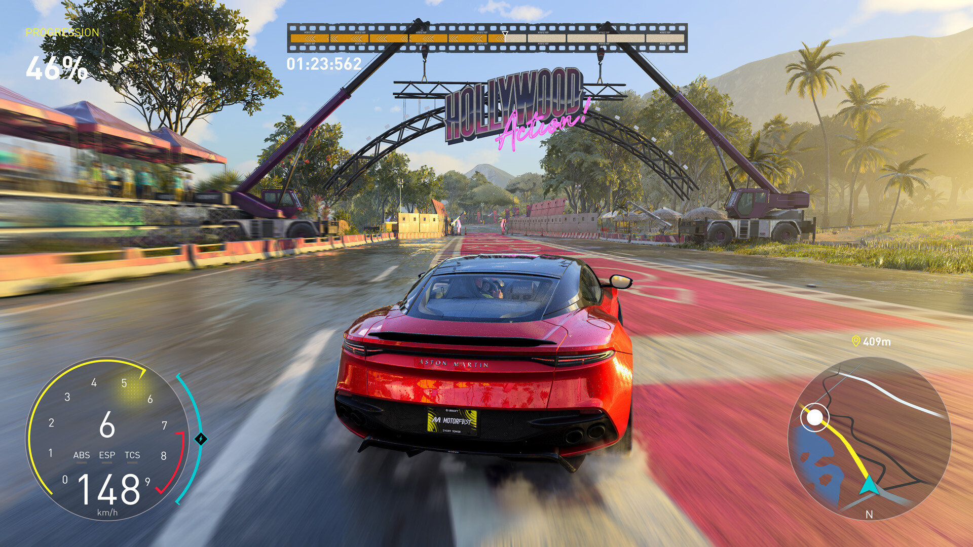The Crew Motorfest Switch 2 open-world racing gameplay in Hawaii