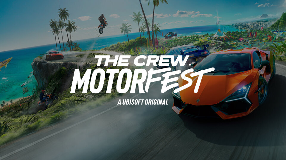 The Crew Motorfest Switch 2 title-bearing Ubisoft key art
