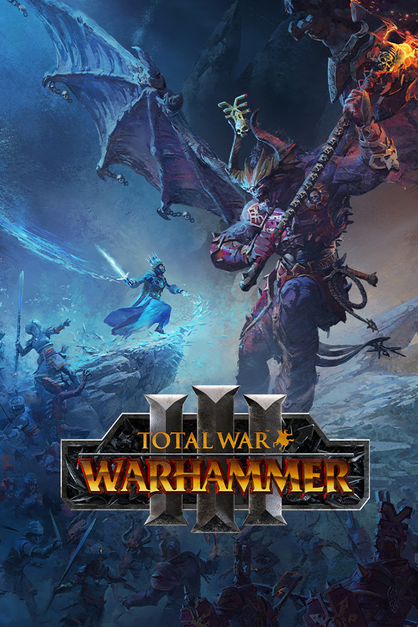 Total War Warhammer III title-bearing poster for Steam game deals October 7 2026
