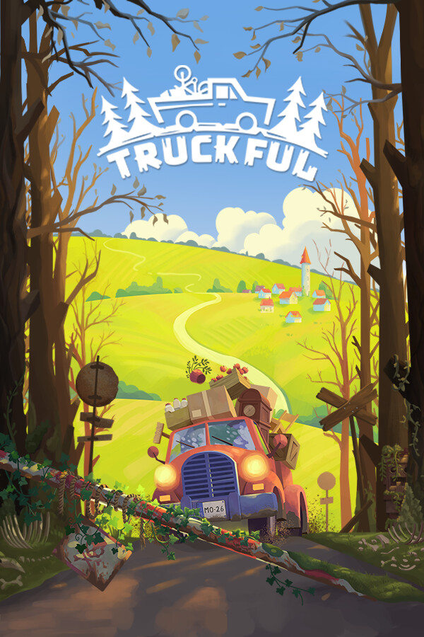 Truckful October 9 title-bearing poster for the cozy delivery mystery launch