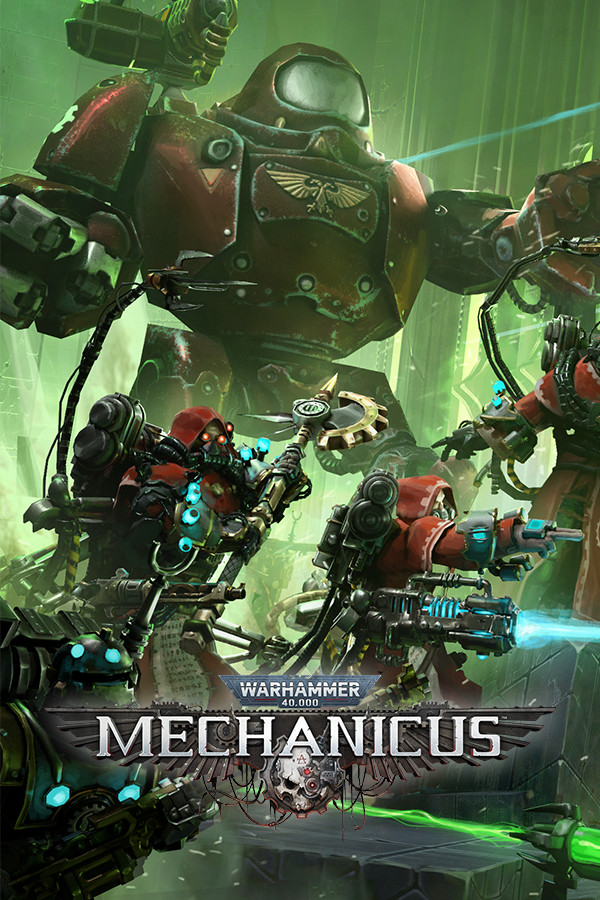 Warhammer 40,000 Mechanicus title-bearing poster for Steam game deals October 7 2026