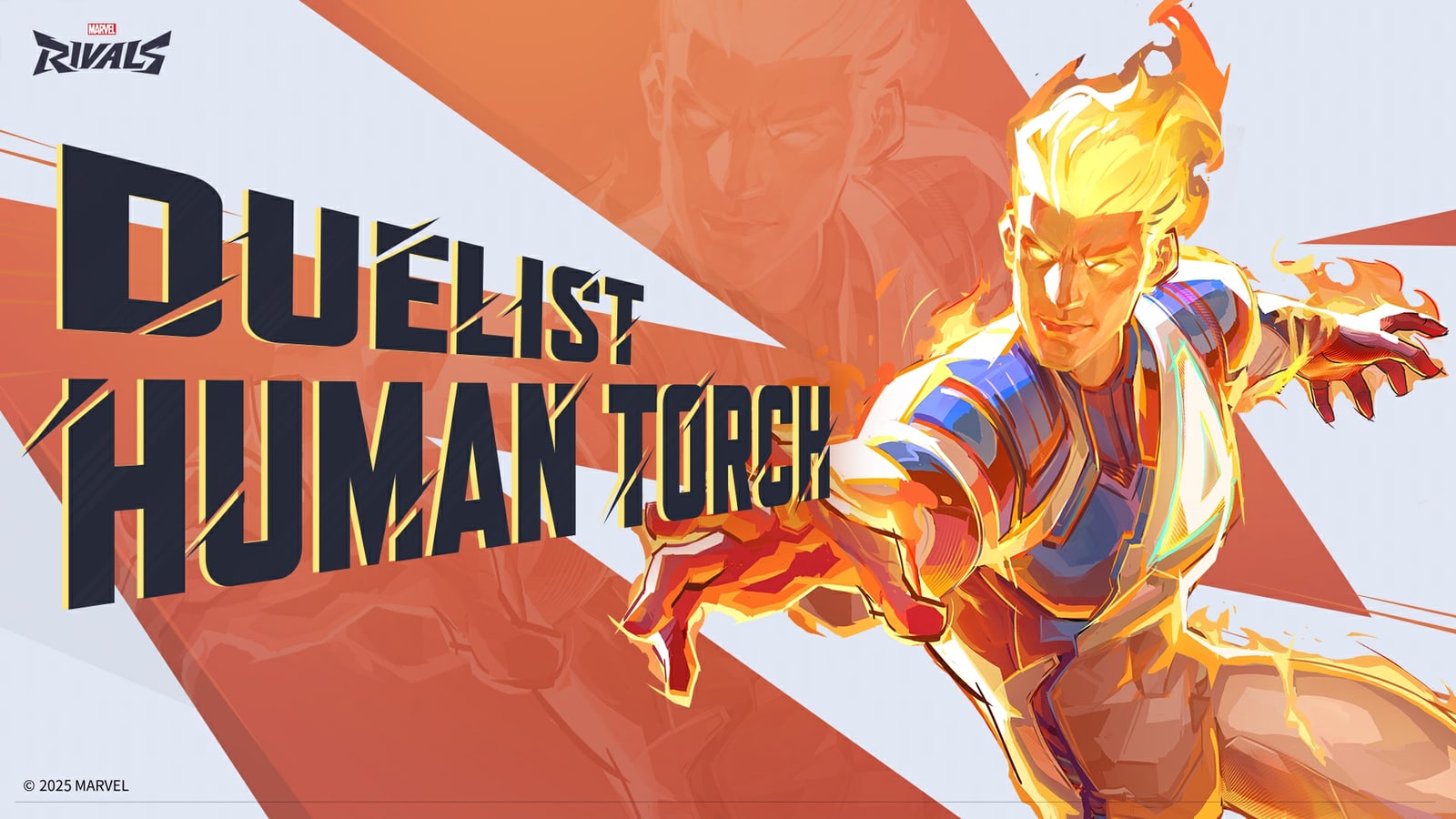Marvel Rivals Human Torch official Duelist artwork