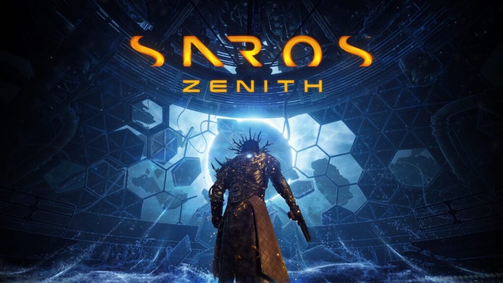 Saros Zenith official title artwork with Arjun on Carcosa